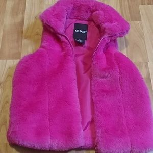Girls fuzzy vest